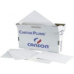 لوحة فلين فرنسي 50*65 ابيض 10 ملي قاسي  CANSON